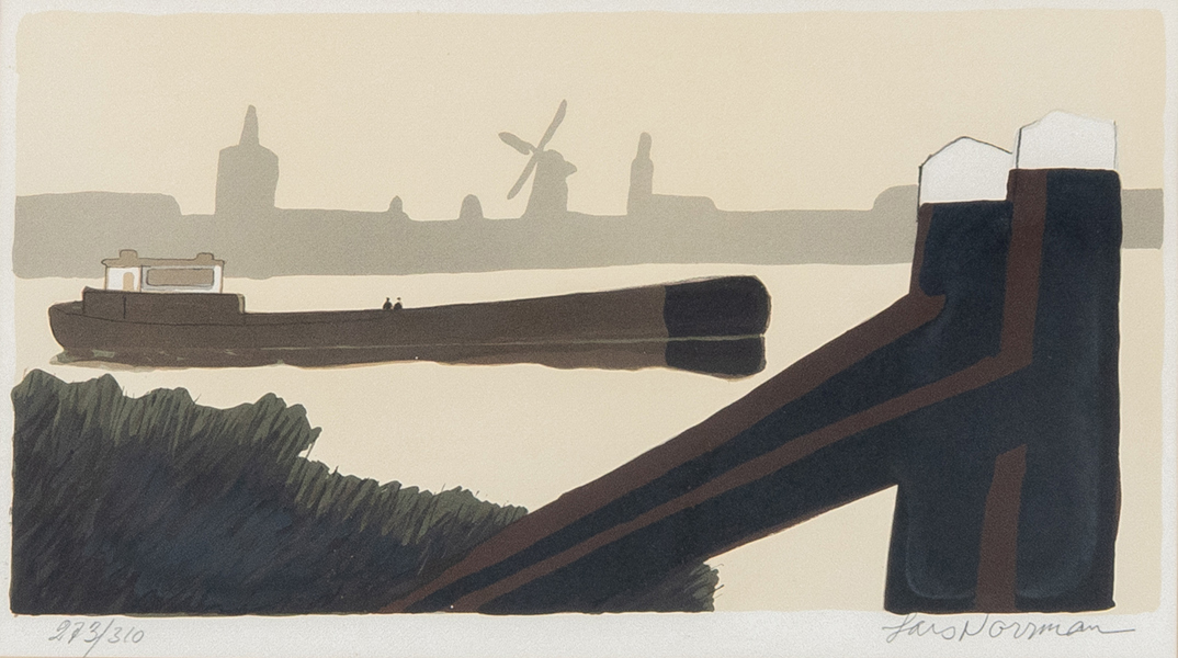 LARS NORRMAN, färglitografi, signerad och numrerad 273/310