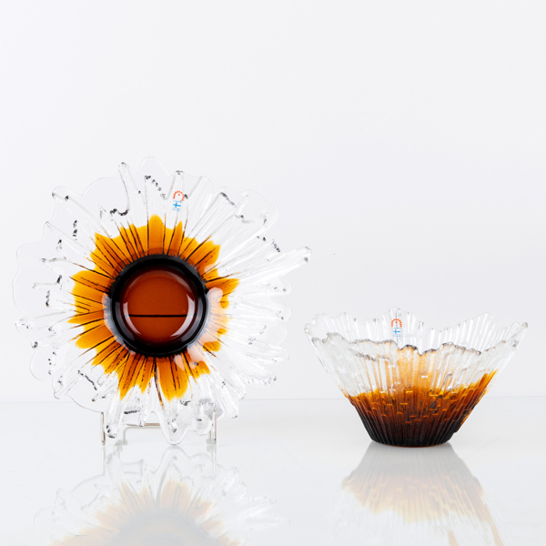 TAUNO WIRKKALA, skål och fat, glas, Humppila, Finland