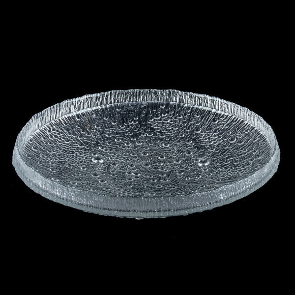 TAPIO WIRKKALA, skålfat, glas, "Ultima Thule", Iittala, Finland