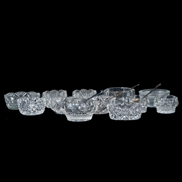 SALTKAR, 12 st, glas, 1900-tal