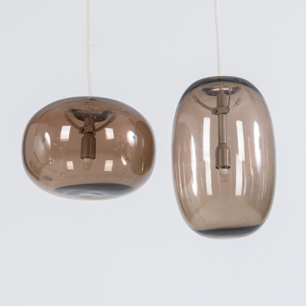 JOEL KARLSSON, 2 st taklampor, "Pebble", Örsjö, 2000-tal