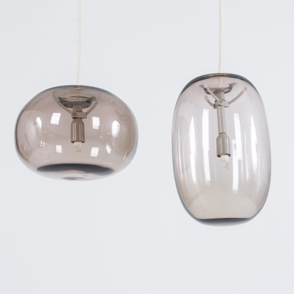 JOEL KARLSSON, 2 st taklampor, "Pebble", Örsjö, 2000-tal