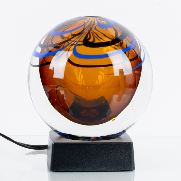 ERIKA LAGERBIELKE, vas, "Merridianus" ur serien "De fyra väderstrecken", Orrefors, signerad, numrerad 249/499 och daterad 2003