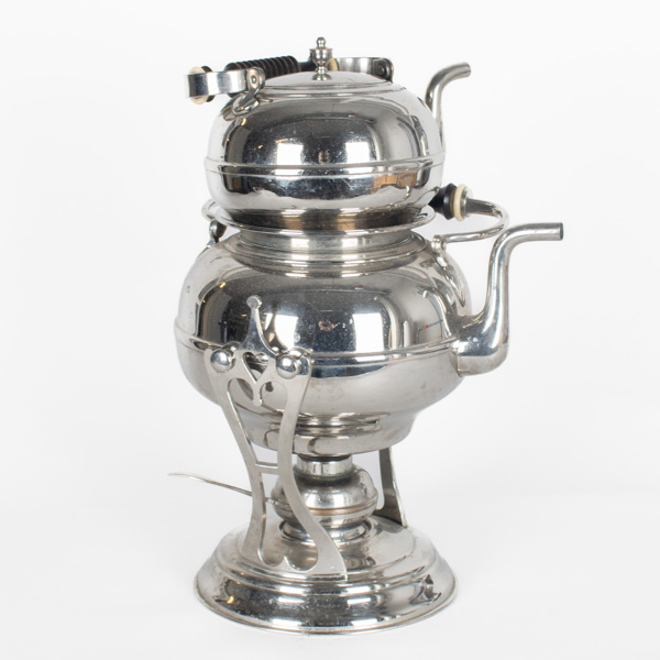 SKULTUNA, samovar, nickel, tidigt 1900-tal