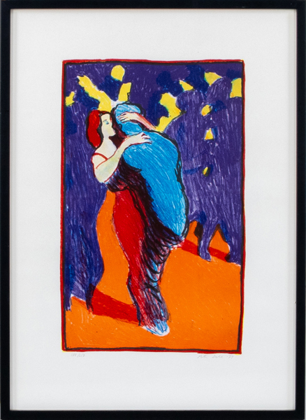 PETER DAHL (1934-2019), färglitografi, signerad, daterad -79 och numrerad 188/250