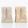  TAPIO WIRKKALA, 2 st vaser, porslin, "Paperbag", Rosenthal