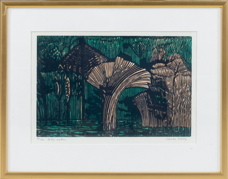 URSULA SCHULTZE-BLUHM (Tyskland, 1921-1999), grafiskt blad, signerad och numrerad 29/110