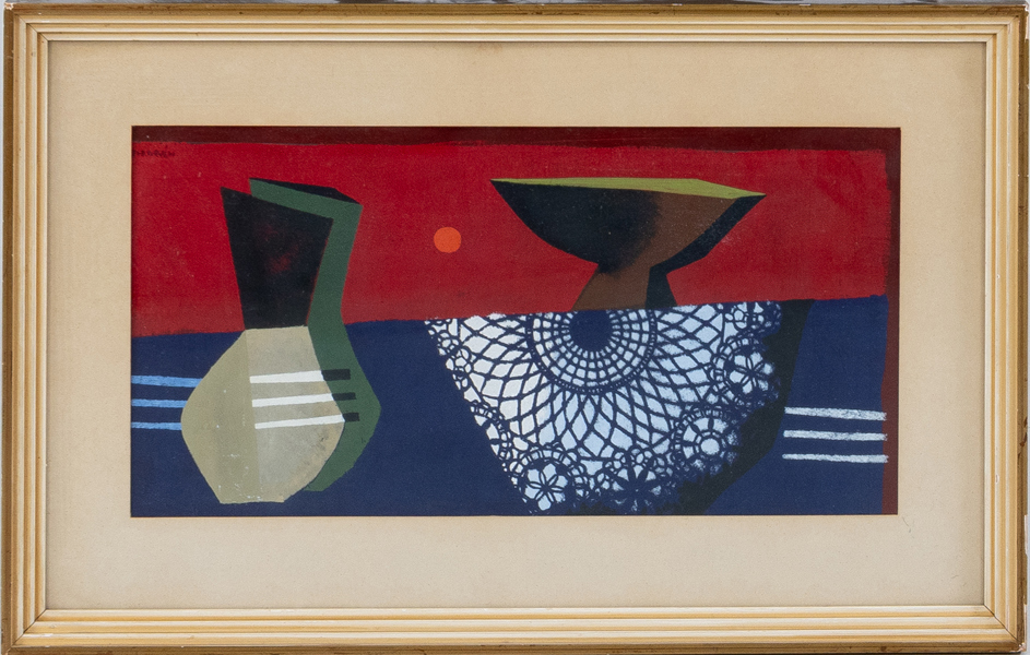  ESAIAS THORÉN (1901-1981), gouache, signerad