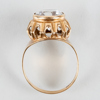 ARTO MYLLYOJA, ring, 14k guld, med bergkristall, Åbo, Finland 1972
