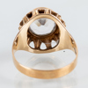 ARTO MYLLYOJA, ring, 14k guld, med bergkristall, Åbo, Finland 1972