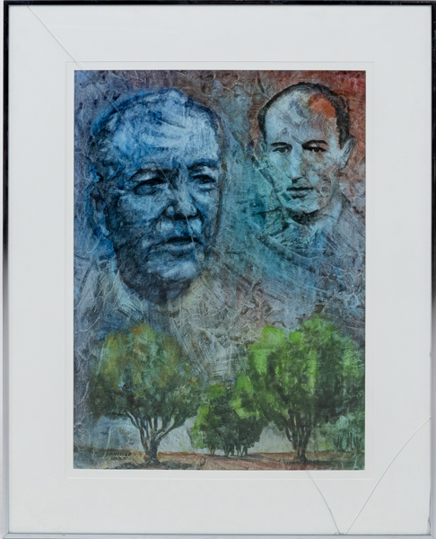 ARMAND FREDERICK VALLÉE (1921-2009), blandteknik, signerad och daterad 1985