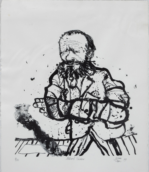 JOHN OLSEN (Australien, 1928-2023), litografi, numrerad 8/10, signerad och daterad 73