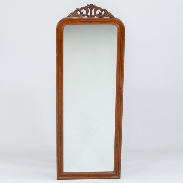 SPEGEL, mahogny, 1800-/1900-tal