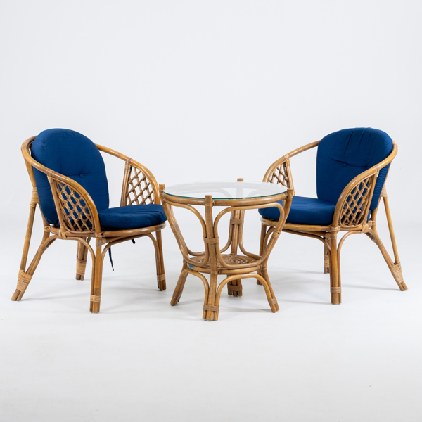 TRÄDGÅRDSMÖBEL, 3 del, bambu, Brafab, 1900-/2000-tal