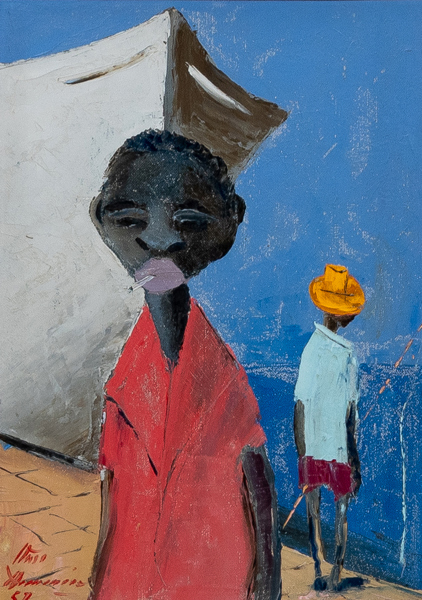 STURE HEMMIN (född ?), olja på pannå, signerad och daterad -51