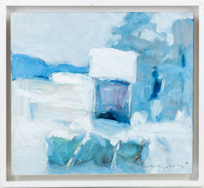 JUSSI TAIPALEENMÄKI (Finland, född 1948), olja på pannå, signerad