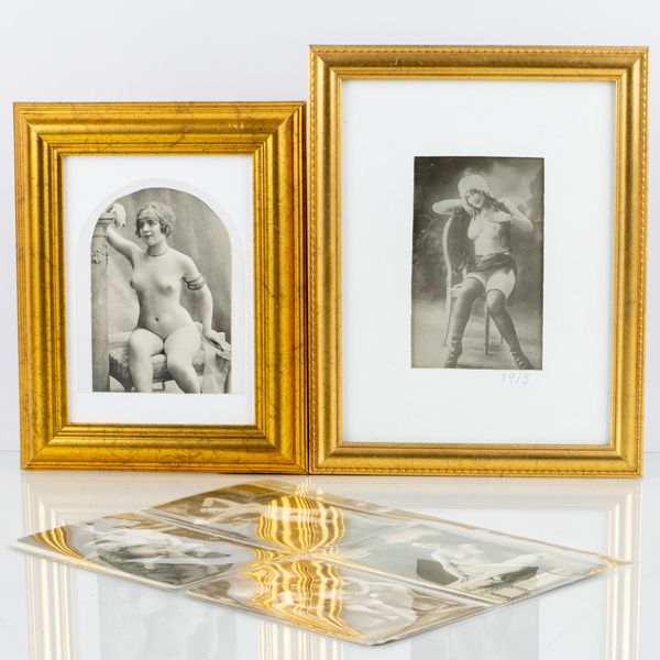FOTOGRAFIER, 10 st, erotica, tidigt 1900-tal