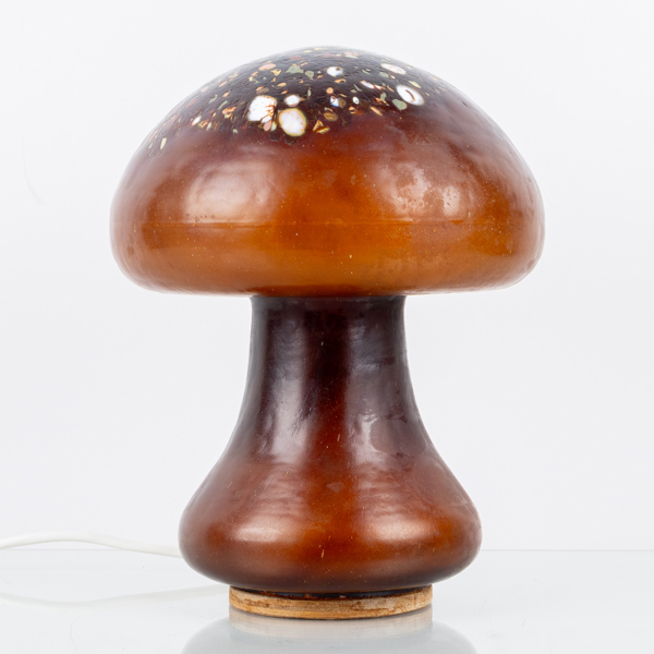 MONICA BACKSTRÖM, bordslampa/skulptur, glas, Boda, 1900-talets slut