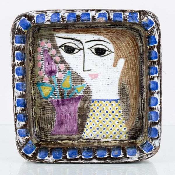 MARI SIMMULSON, skålfat, keramik, signerat 