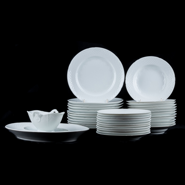 MATSERVIS, 36 del, porslin, "Elegance", Bing & Gröndahl