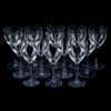 BERTIL VALLIEN, 12 st vitvinsglas, kristall, "Chateau", Kosta Boda
