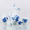 KAFFESERVIS, 29 del, porslin, "Blå Blomst", Royal Copenhagen