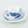 KAFFESERVIS, 29 del, porslin, "Blå Blomst", Royal Copenhagen