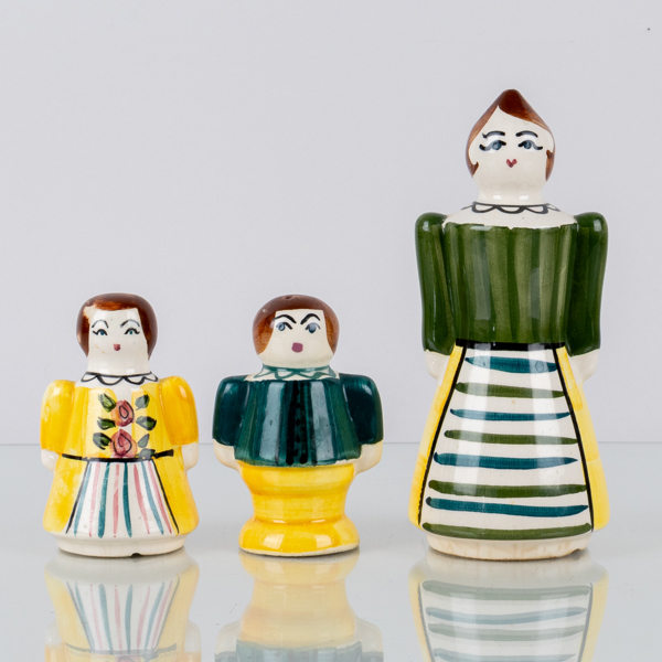 STRÖARE, 3 st, keramik, 1900-talets mitt