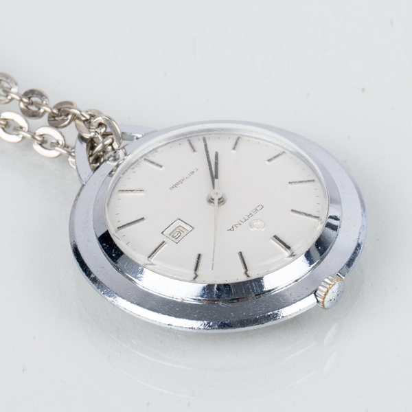  CERTINA, hängur, stål, "Certidate", 1900-talets andra hälft