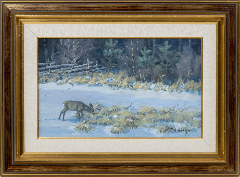 LARZ FRIBERG (1918-2002), olja på duk, signerad och daterad -70