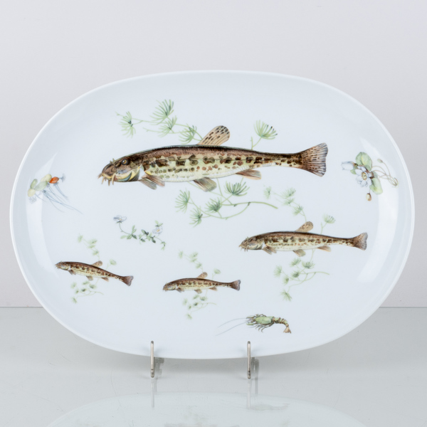 UPPLÄGGNINGSFAT, porslin, Upsala Ekeby Karlskrona