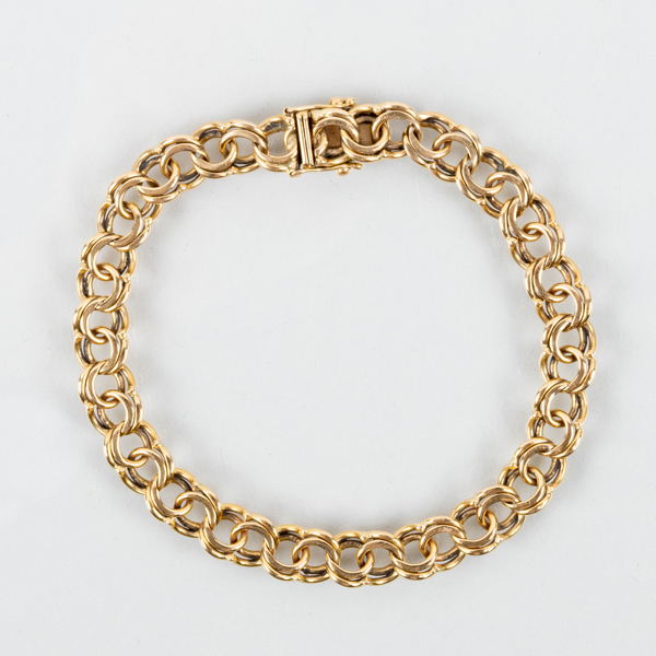 ARMBAND, 18k guld, svenska stämplar TBG 1985