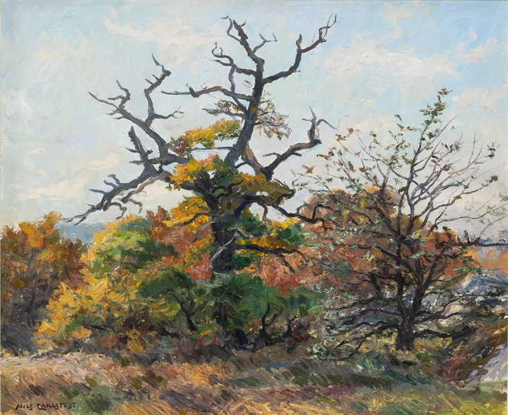 NILS CARLSTEDT (1898-1980), olja på pannå, signerad