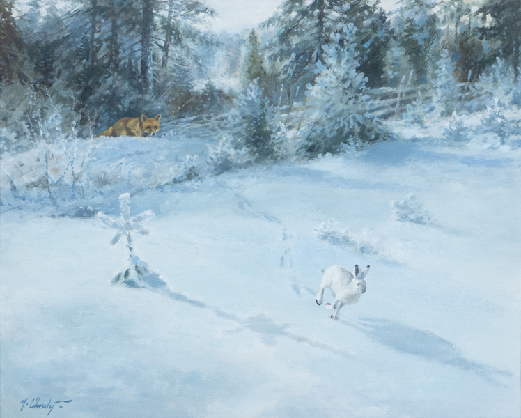 JAROSLAW CHUDY, olja på duk, signerad