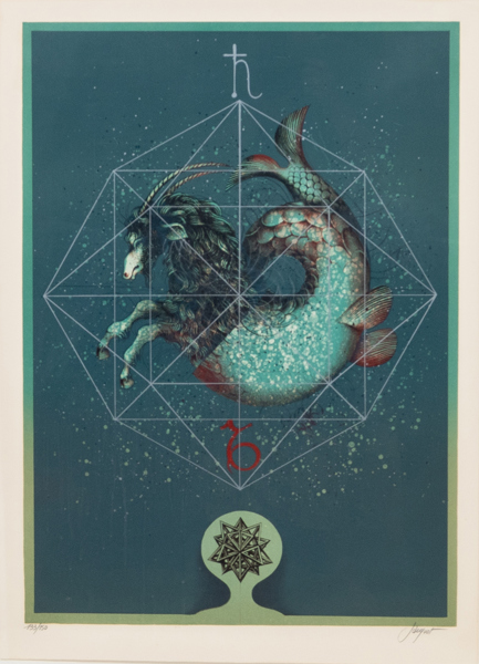 PIERRE JACQUOT (1929-2009), färglitografi, signerad och numrerad 133/150