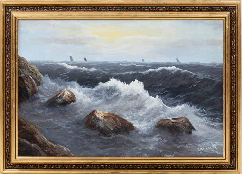 LARS NORBERG, olja på duk, signerad