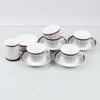 STIG LINDBERG, 7 del, kaffeservis, porslin, "Spisa Ribb", Gustavsberg