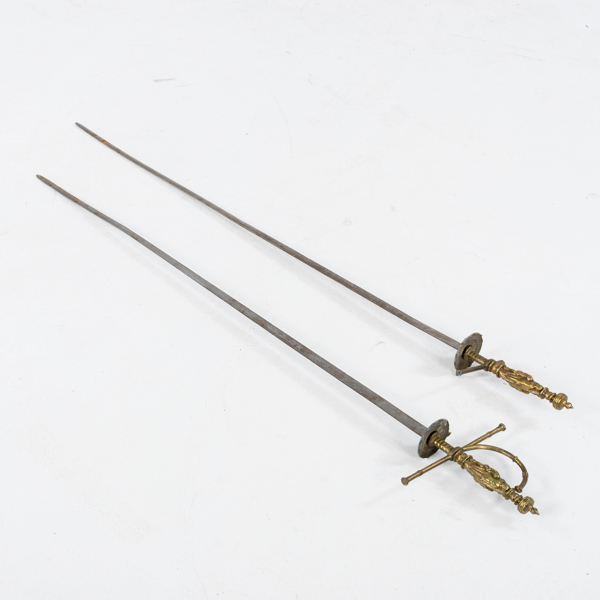 VÄRJOR, 1 par, stål, 1800-tal