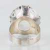 RING, silver, med bergkristall, Finland 1971