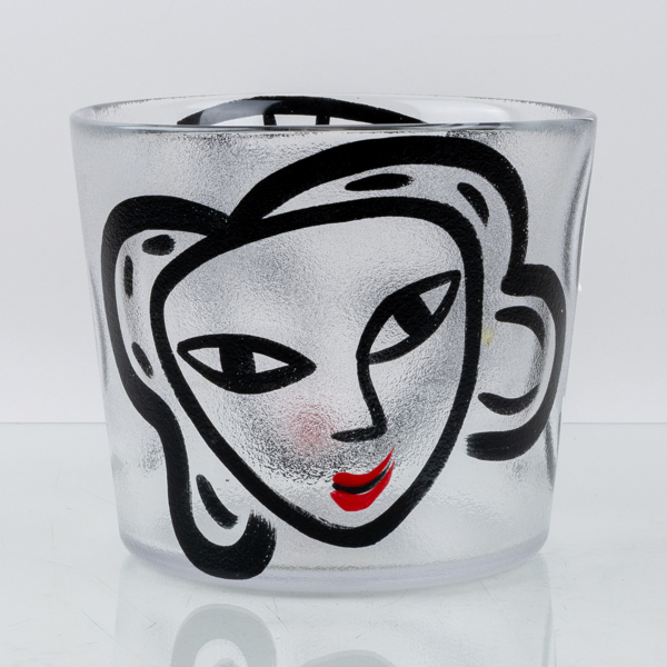 ULRICA HYDMAN-VALLIEN, vas/ytterfoder, glas, Kosta Boda, signerad