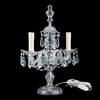 BORDSLAMPA, glas, Bohemia, 1900-tal