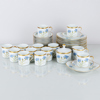 KAFFESERVIS, 25 del, porslin, "Centaulea", Hackefors