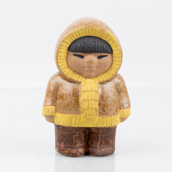 LISA LARSON, figur, stengods, "Nord", ur serien "All världens barn", Gustavsberg