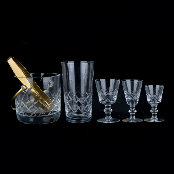 SERVISGLAS, 41 del, glas, Reijmyre glasbruk, 1900-talets andra hälft 