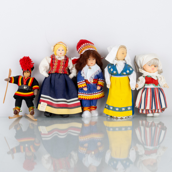 DOCKOR, 5 st, bla Charlotte Weibull, 1900-tal