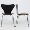 ARNE JACOBSEN, 6 st stolar, "Sjuan", för Fritz Hansen, tillverkade 2016