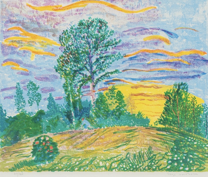 THAGE NORDHOLM (1927-1990), färglitografi, signerad och numrerad 214/360