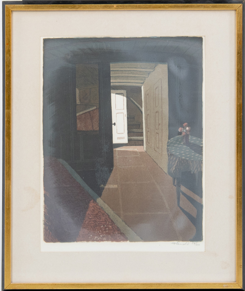 ROLAND SVENSSON (1910-2003), färglitografi, signerad och numrerad  58/310