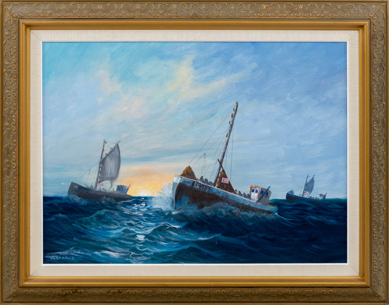 CHARLES EDHAKE (född ?), olja på duk, signerad