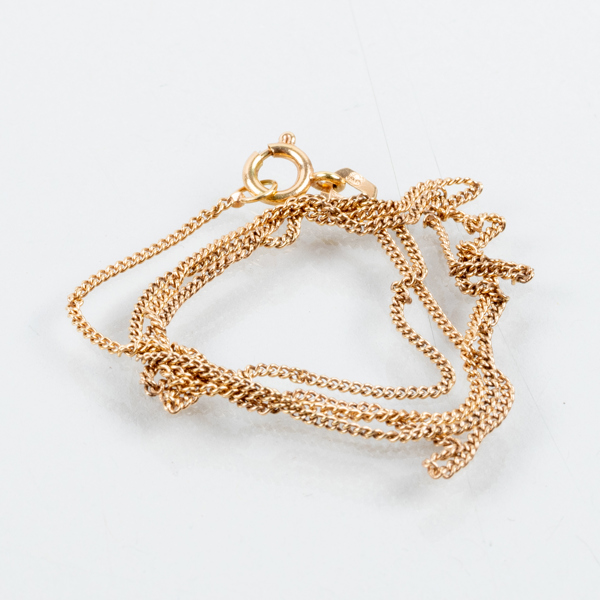 HALSKEDJA, 18k guld, sannolikt sent 1900-tal